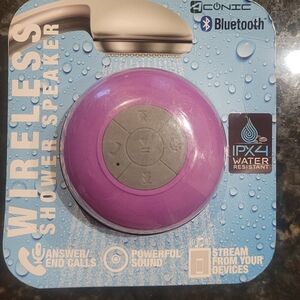Bluetooth Shower Speaker - Purple Wireless Portable Speaker